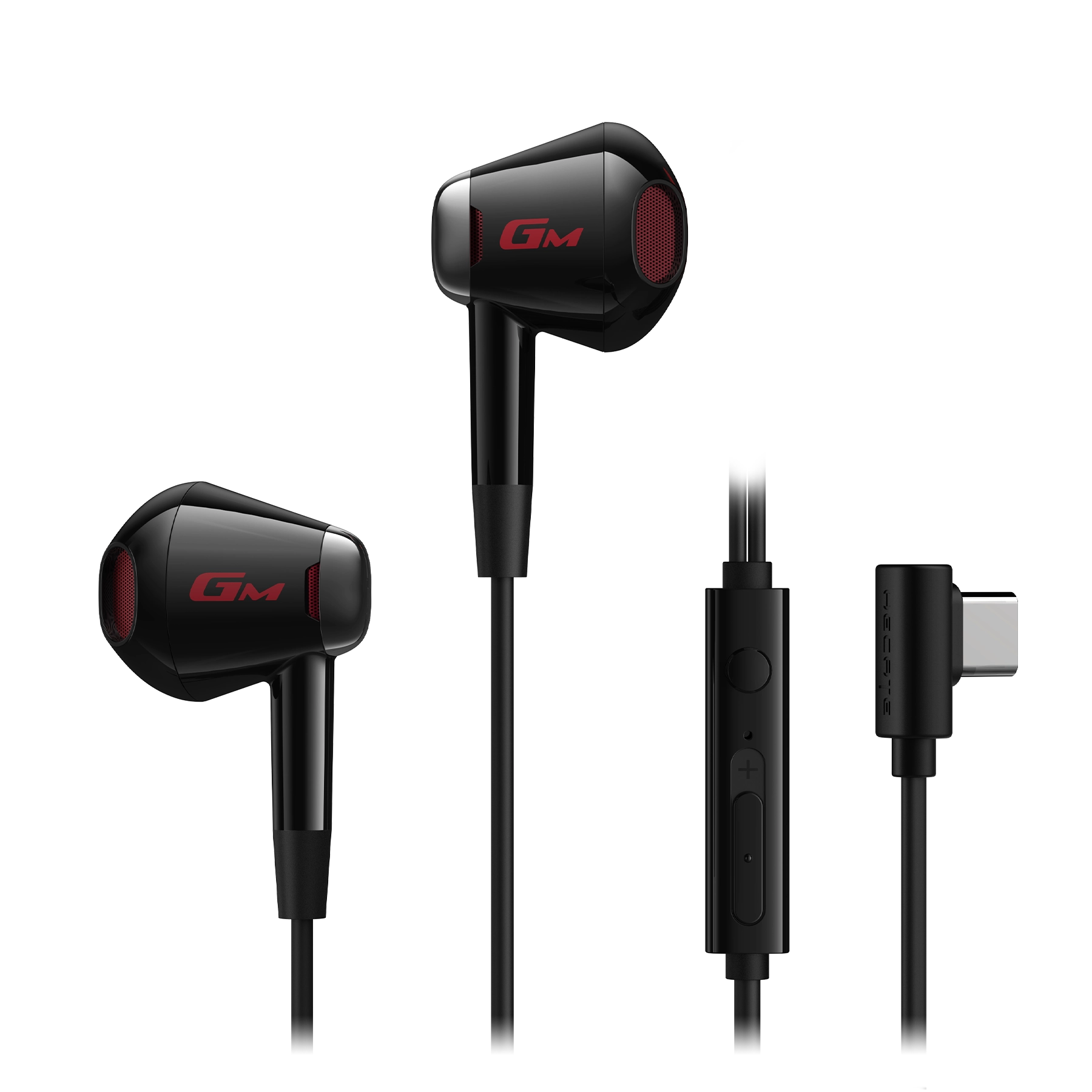GM180 PLUS Earbuds Product Pictures black_1