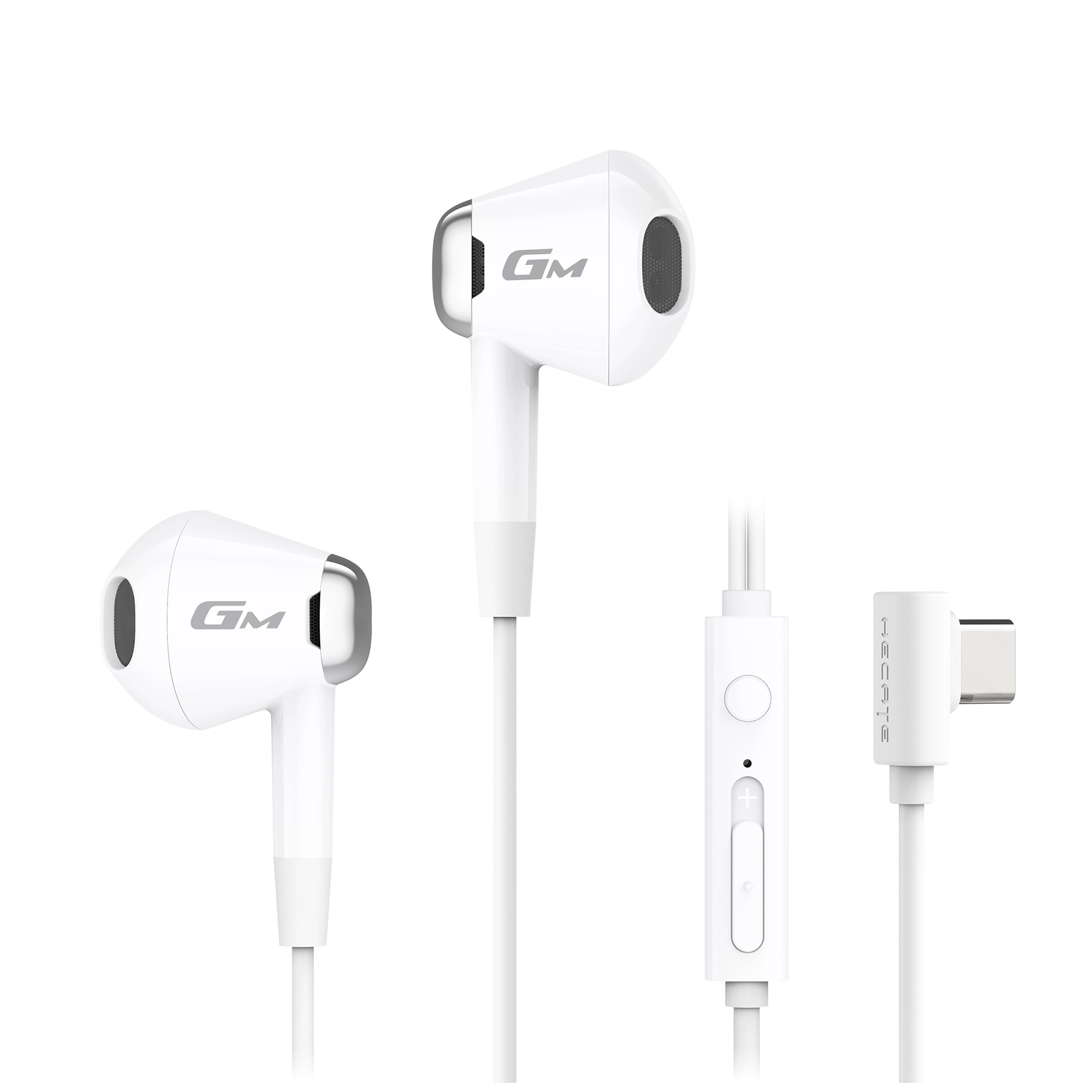 GM180 PLUS Earbuds Product Pictures white_1